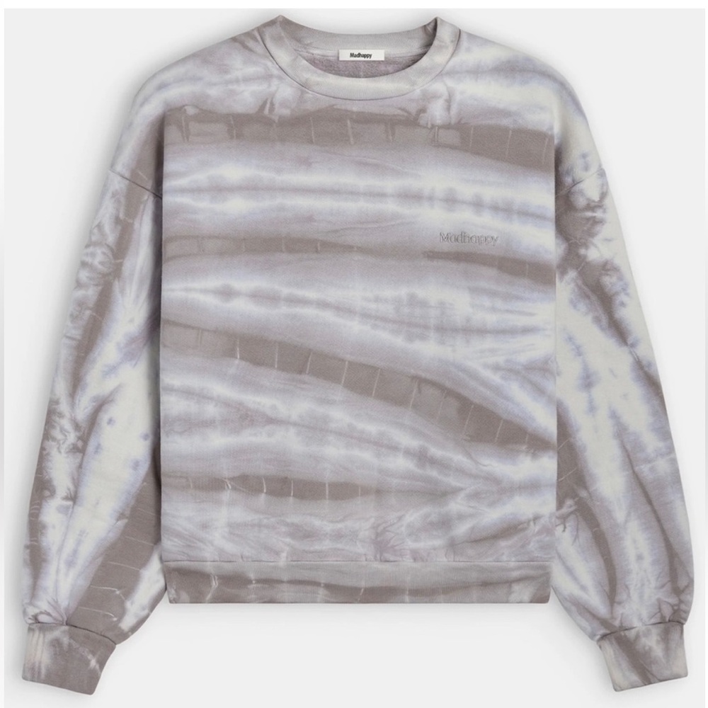 Madhappy Heritage Grey Tie-Dye Crewneck Sweatshirt